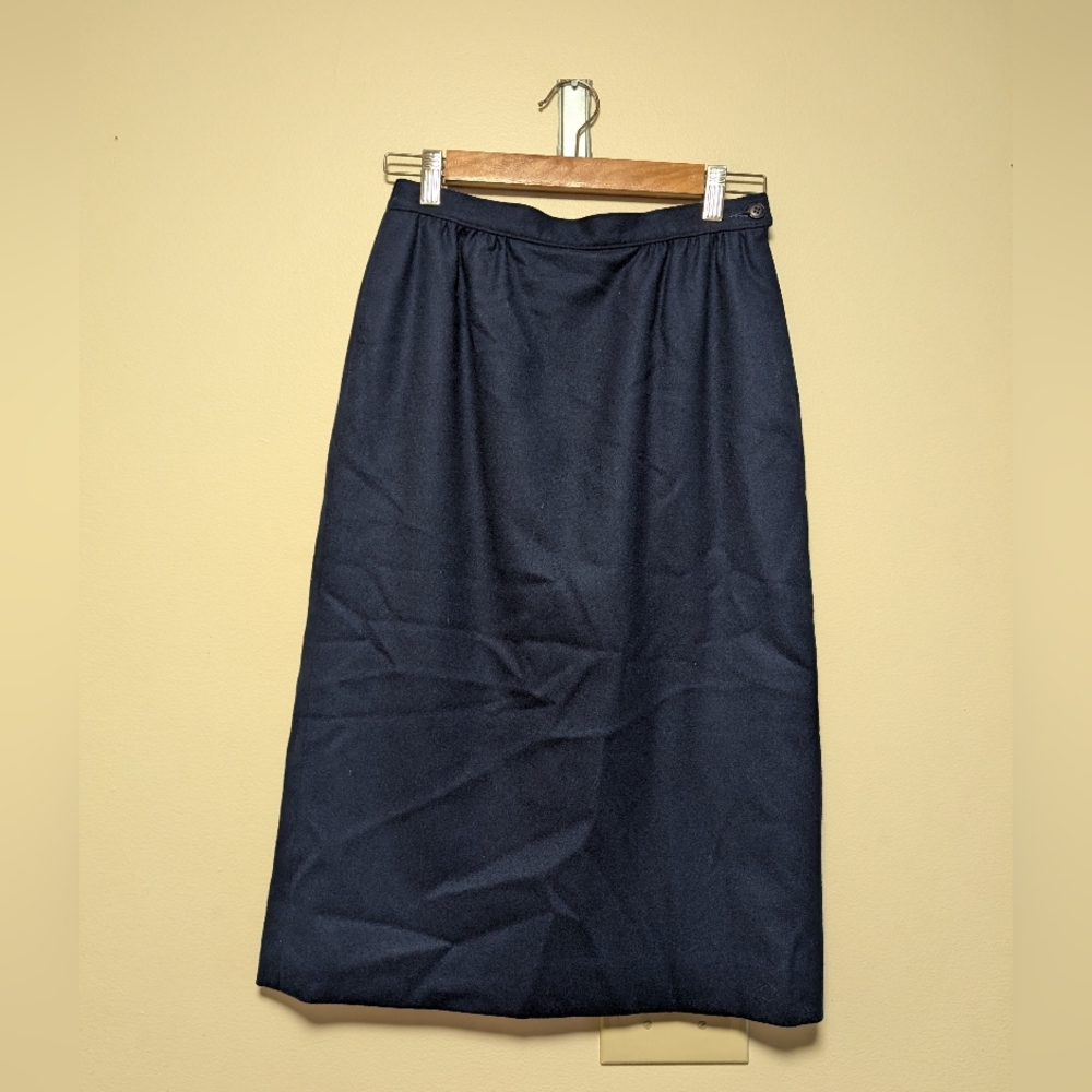 Pendleton Navy Wool Skirt Petite Women’s 6